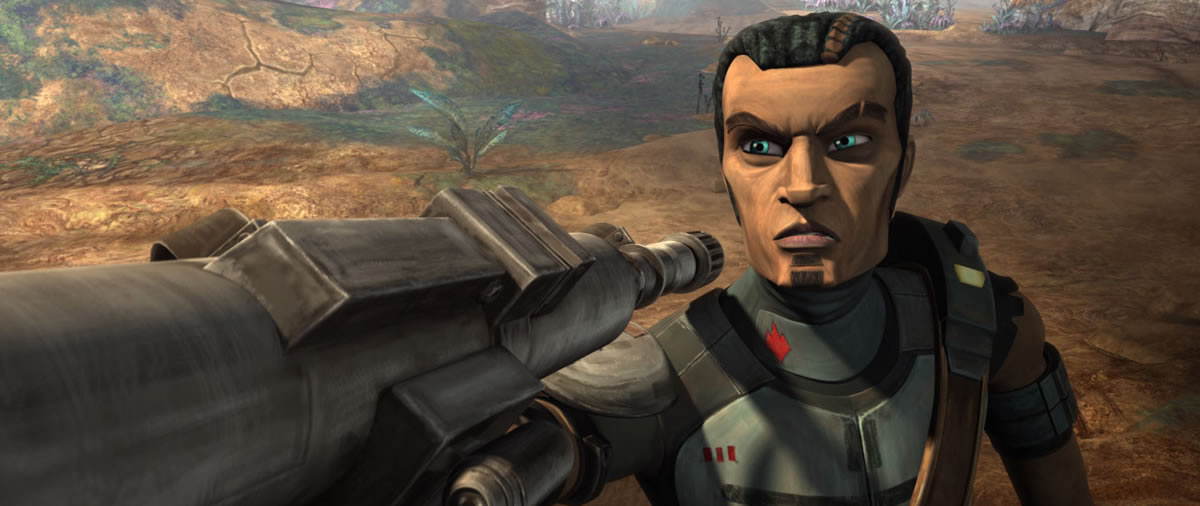 Saw Gerrera in Star Wars: The Clone Wars